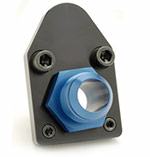 Small Block Chevy Vapor Vent Plate with Fitting